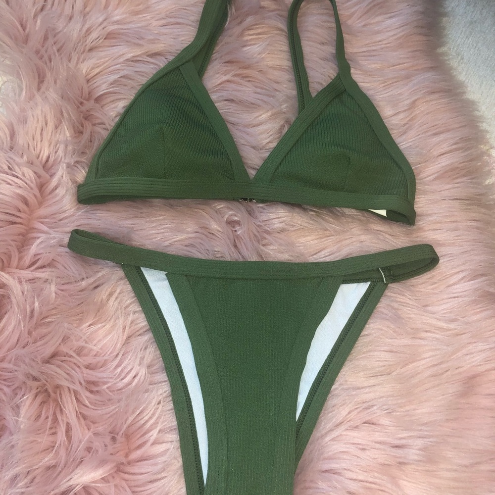 Green bikini